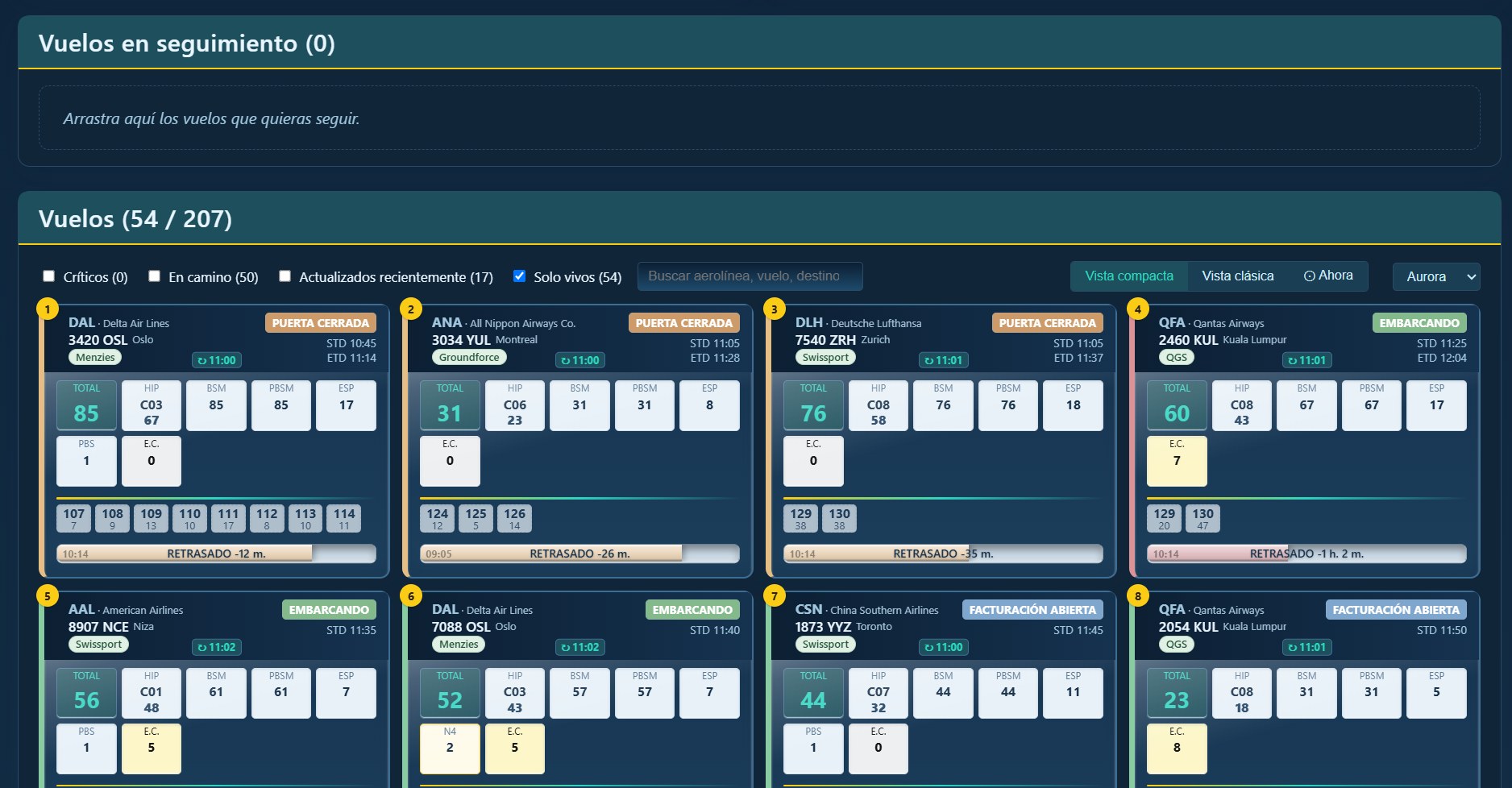 FlightSort Web — ficha compacta